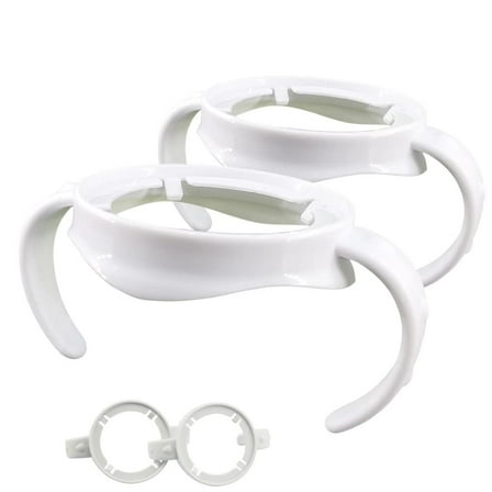 2pcs Baby Bottle Handles Bottle Grip Handle for Avent Natural Wide Mouth PP Glass Baby Feeding Bottles Baby Bottle Accessories