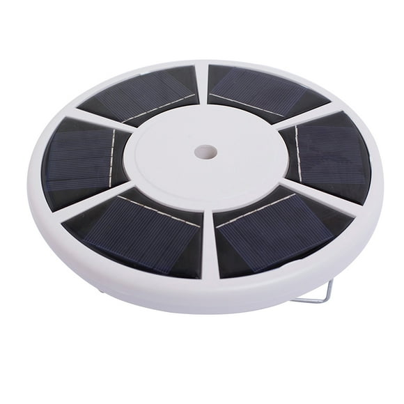 Solar Power Flag Pole Light 26-LEDs Practical Flagpole Downlight Useful Lighting Tool for Outdoor Outside with Hook (White)