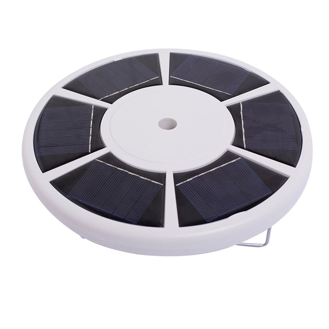 Solar Power Flag Pole Light 26-LEDs Practical Flagpole Downlight Useful Lighting Tool for Outdoor Outside with Hook (White)