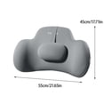 thumbnail image 3 of Gmogad Car Memory Foam Lumbar Cushion Protective Lumbar Back Cushion Lumbar Cushion Car Cushion Gray, 3 of 7