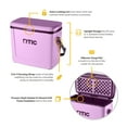 thumbnail image 4 of RTIC 16 QT Hard-Sided Ice Chest Cooler, Fits 20 Cans, Road Trip, Lavender/Plum, 4 of 9