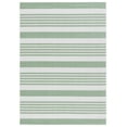 thumbnail image 2 of SAFAVIEH Machine Washable Rug Indoor/Outdoor Bermuda Collection - Bermuda Valentina Striped Indoor/Outdoor Area Rug, Green/Ivory, 5'3" x 7'6", 2 of 12