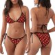 thumbnail image 3 of Disketp Christmas Red Balls para Bañador de Dos Piezas para Mujer, Bikini Sexy Halter String, Conjunto de Bikini en Triángulo, 3 of 6
