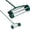 Green, variant on Heavy Duty Rolling Lawn Aerator,Rolling Lawn Aerator, Rotary Push Tine Spike Soil Lawn Aerator Gardening Tool with 3-Piece Long Steel Handle for Garden Yard Grass Maintenance,Garden Yard Rotary Push
