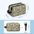 thumbnail image 3 of Toiletries Bag,Camouflage Dinosaurs Silhouettes Pattern Mens Womens Toiletry Bag Bathroom Bag,Waterproof Toiletry Travel Bag Dopp Kit Shaving Bag 11x6.3x5.1 Inch, 3 of 5