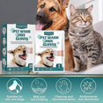 thumbnail image 2 of Pet Clean Wash Free Gloves, Pet Grooming Gloves, Pet Disposable Glove Wipes, Pet No Rinse Wipes, Pet Clean Wash Free Gloves, 2 of 5