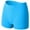 Blue, variant on KBODIU Women's Athletic Shorts, High Waist Yoga Shorts, Tummy Control Fitness Workout Running Shorts, Large Flat Angle Gym Biker Bottom Shorts