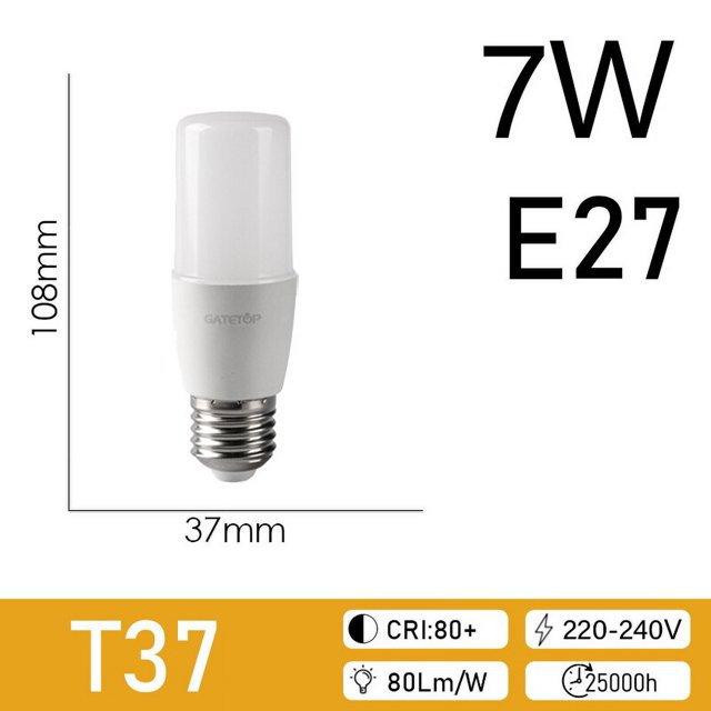 Bombilla LED de ahorro de energía AC220V, E14, E27, B22, 3w-24w, 3000K, 4000K, 6000K, lámpara con Ce Rohs para decoración Interior de oficina y hogar