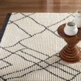 thumbnail image 2 of Everloom Angelo Luca Abstract Geometric Ribbed Area Rug, Ivory/Black, 5'2"x7'2", 2 of 9
