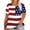 Hot-Red-2, variant on Patriotic USA Flag Women Plus Shirts Graphic 4th of July Tee Independence Day Tunic Tshirts