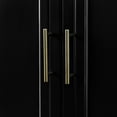 thumbnail image 7 of Walker Edison Parker Four-Door Tiered Sideboard, Black, 7 of 7