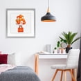 thumbnail image 3 of Stupell Industries Contemporary Orange Handbag & Balloons Gray Framed Print Under Glass, 16 x 16, by Amanda Greenwood, 3 of 8