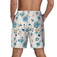 thumbnail image 4 of Haiem Rose Flowers Mens Swim Trunks with Compression Liner 2 in 1 Swimming Shorts Stretch Swimwear Quick Dry,Board Shorts-3X-Large, 4 of 9