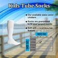 thumbnail image 7 of SOCKS'NBULK 60 Pairs Wholesale Bulk Sport Cotton Crew, Ankle, Athletic Kids Tube Socks White Size 6-8, 7 of 7