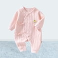 thumbnail image 6 of Nilvkv Newborn Onesies, Newborn Sleepers, Toddler Bear Face Print Long Sleeve Cotton Romper Soft Fall Winter Pink 0-4 Months, 6 of 6