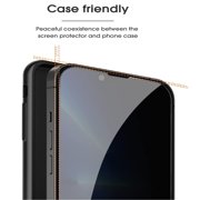 Xpression Screen Protector for Apple iPhone 14 (6.1) Privacy Screen Protector Anti Spy 9H Dark Tempered Glass Screen Film Guard Case Friendly - Black