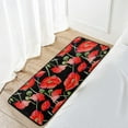 thumbnail image 6 of Dreamtimes Wildflower Poppy Kitchen Mats Washable Long Floor Runner Rug Non-Slip Fatigue Area Rugs Abstract Absorbent Doormat Cushioned for Farmhouse Home Bath Indoor Outdoor Decor 39"x20", 6 of 6