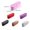 thumbnail image 3 of Monstrate Estuche de almacenamiento para secador de pelo eléctrico de cuero PU, reemplazo portátil, elegante, resistente al agua, caja Almacenamiento y organización del hogar Plata, 3 of 6