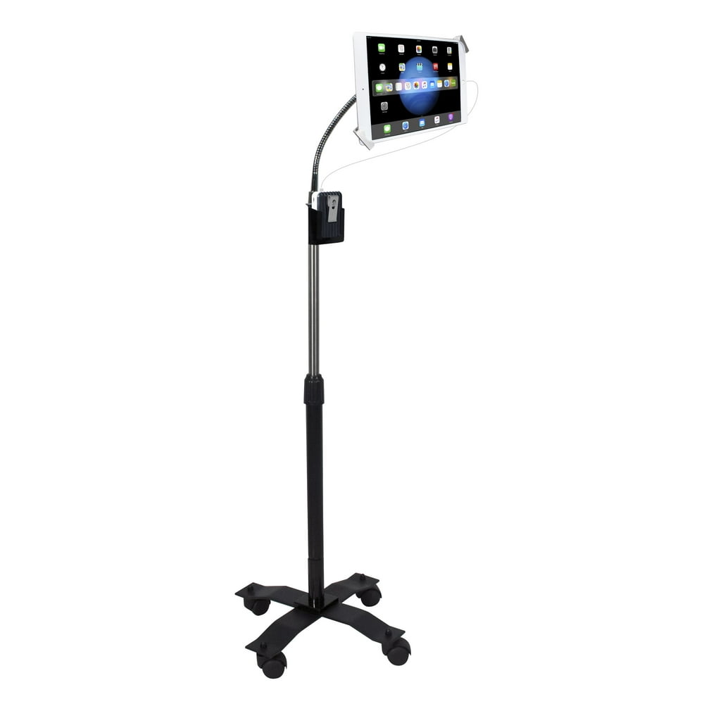 Floor Stand, CTA Digital Compact Security HeightAdjustable Rotating
