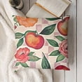 thumbnail image 3 of SHANXI Fruit Throw Pillow Covers Pink Decorative Pillows Soft Velvet Cushion Cases for Outdoor Couch Sofa Home Decor 18x18in, 3 of 5