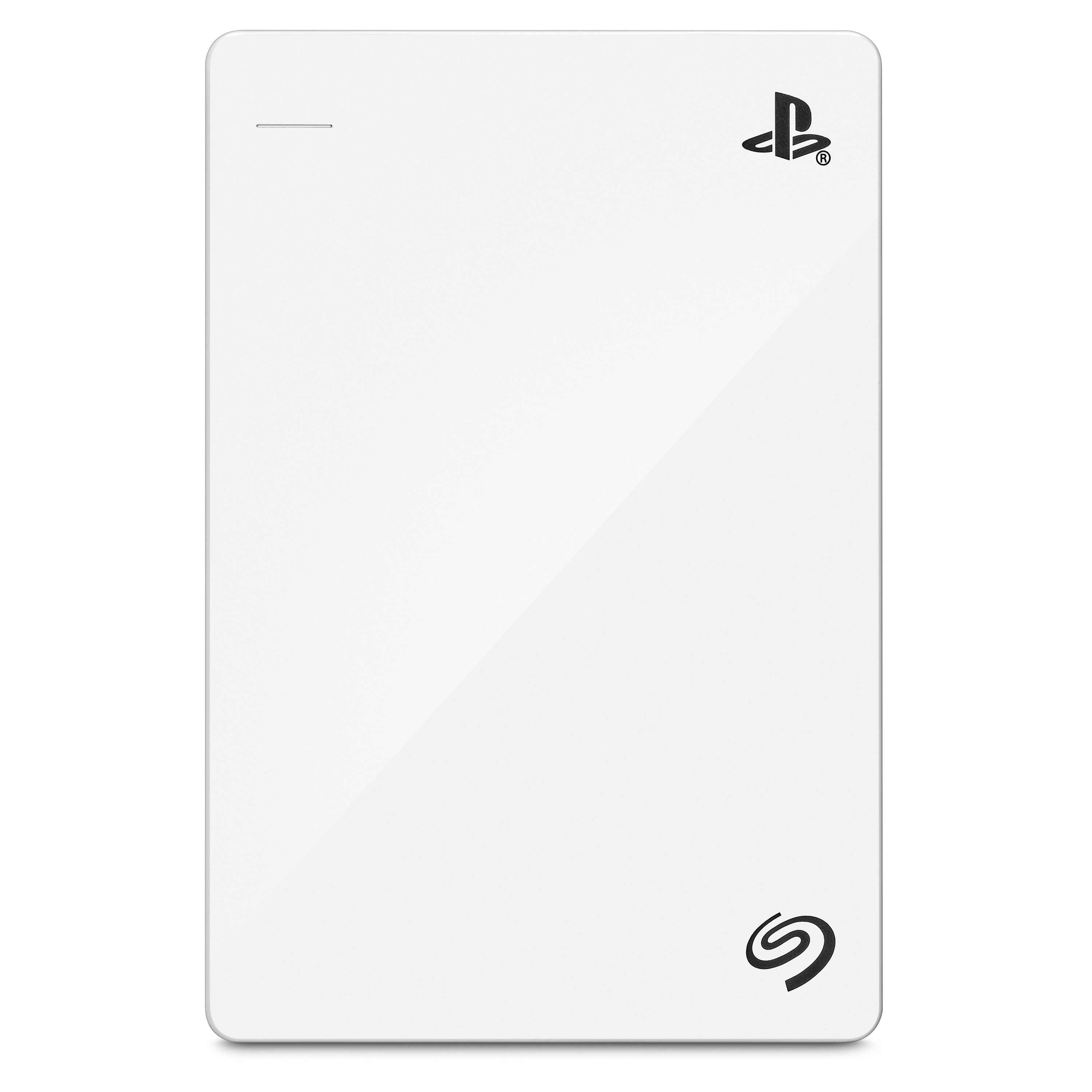 visual Duplicate Straight Seagate Game Drive for PlayStation Consoles 2TB External Portable Hard Drive  USB 3.0 Officially Licensed - White - Walmart.com