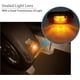 thumbnail image 3 of Paquete de 4 luces de posición laterales LED, luces de gálibo delanteras y traseras, indicador de posición de luz de posición lateral universal de 12 V 24 V para automóvil, camión, remolque, amarillo, 3 of 5
