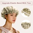 thumbnail image 4 of Unique Bargains Sleep Caps with Adjustable Elastic Bands 1 Pc Apricot M, 4 of 7