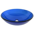 thumbnail image 5 of Miseno MNO-5208-PC Circular 16-1/2" Glass Bathroom Sink; Polished Chrome Drain, 5 of 7