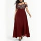 thumbnail image 1 of WILLBEST Vestidos Casuales para Mujer Vestido Largo de Noche para Fiesta con Encaje Floral y Hombros Descubiertos de Talla Grande para Mujer Extra Grande, 1 of 3