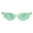 Green, variant on Girls Kid Size Gothic Cat Eye Pimp Color Lens Plastic Sunglasses Red