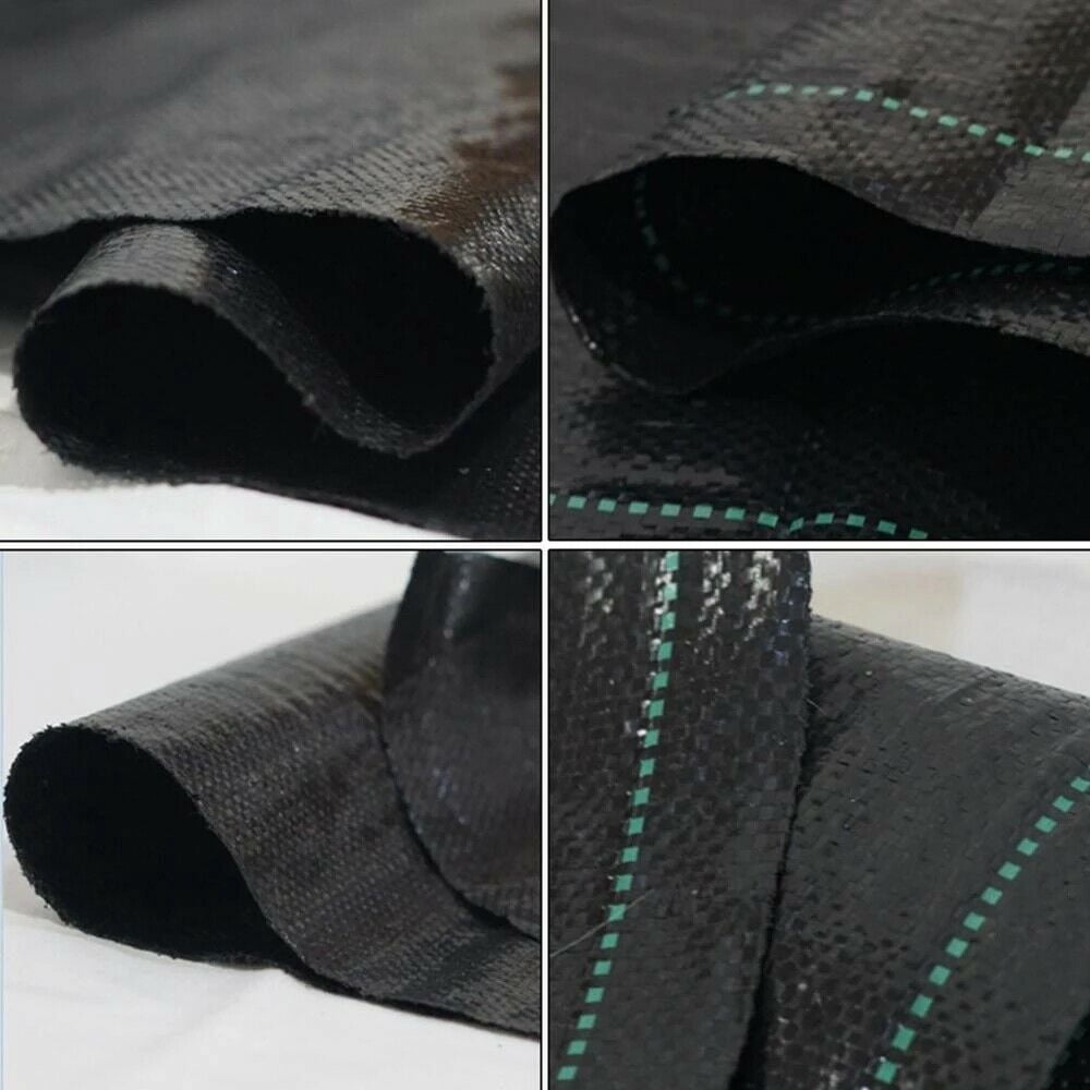 Heavy Duty Weed Barrier Landscape Fabric for Outdoor Gardens, Gardening Fabric Mat Black Heavy Duty Garden Cloth