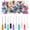 1 Inch-10 Size, variant on 100PCS 1 Inch 10 Different Gauge Blunt Tip Glue Bottle Needles Dispensing Needle Industrial Liquid Dispenser Needle for Refilling E-Liquid Inks(10 Colors)