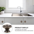 thumbnail image 3 of 4pcs Simple Retro Drawer Knob Single-hole Round Drawer Cabinet Wardrobe Handle, 3 of 8