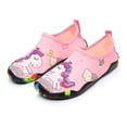 thumbnail image 2 of Gyujnb Cartoon Pull on Water Shoes Elastic Composition Flat Sole Lightweight Outdoor Footwear (Little Girls, Big Girls),34, 2 of 5