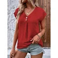 thumbnail image 1 of Blouse Décontractée en Coton à Manches Longues pour Femmes Noire, 1 of 5