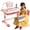 Pink #8, variant on 【US Shipped】 Kids Desk and Chair Set Height Adjustable, with Light, Book & Bottle Holder, Kids Art Desk, Kids Study Desk and Chair Set for Girls Boys Desk, Home School Drafting Desk for Children