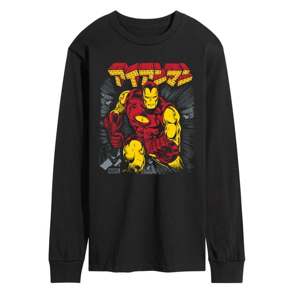 Marvel Iron Man - Katakana - Men's Long Sleeve Graphic T-Shirt
