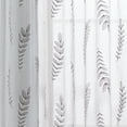 thumbnail image 6 of (2 pack) Better Homes & Gardens Embroidered Botanical Sheer Curtain, Single Panel, Soft Silver, 50" W x 84" L, 6 of 7