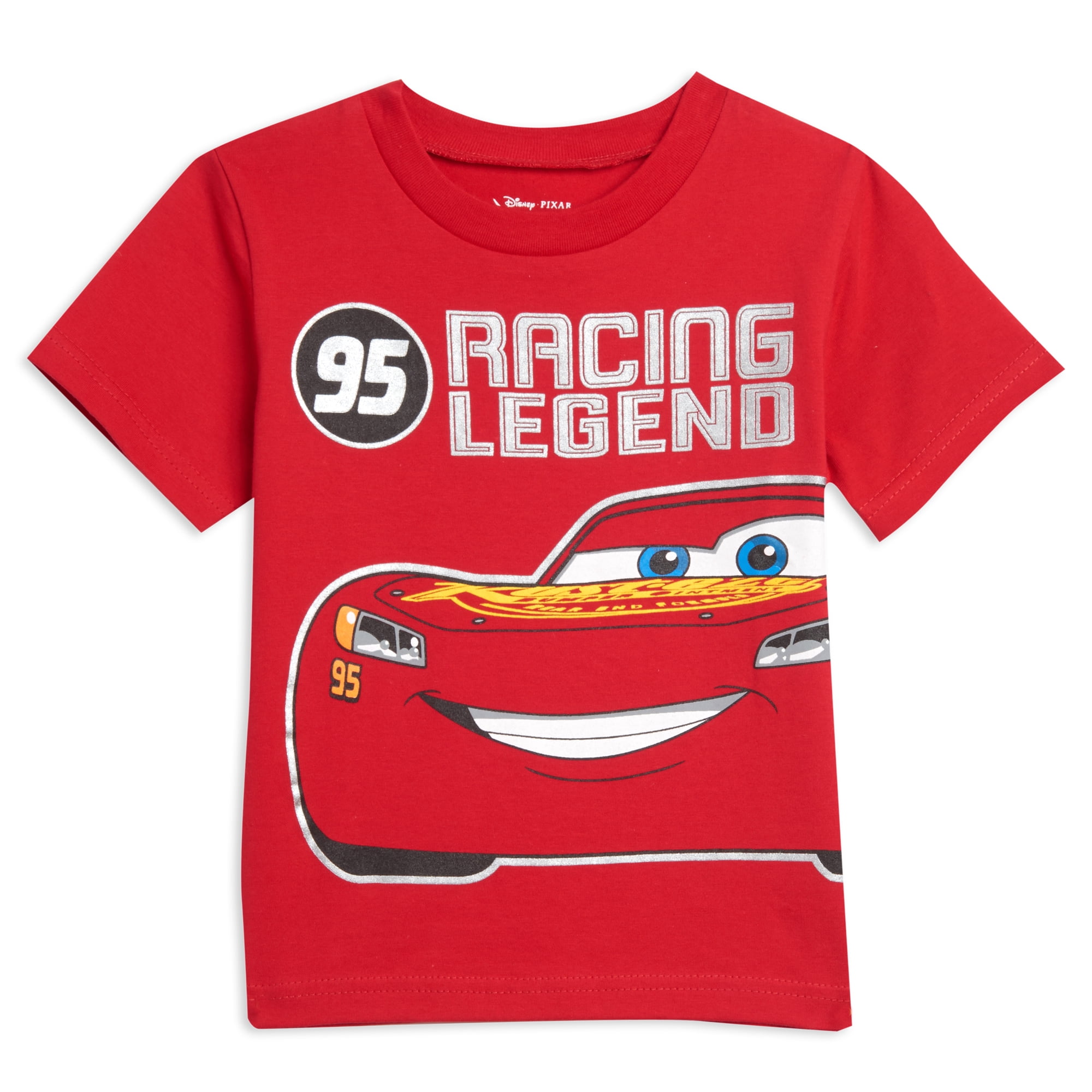 Disney Cars Lightning McQueen T-Shirt & Shorts Set Red/Gray