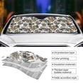 thumbnail image 4 of Kdxio Tulips Flowers Print Front Windshield Sun Shade,Folding Auto Sunshade for Car Truck SUV-, 4 of 7