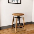 thumbnail image 3 of Lr Home Adjustable Height Indoor Stool, Natural, 3 of 3