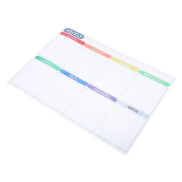Magnetic Dry Erase Calendar Fridge Planning White Board Weekly Whiteboard