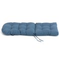 thumbnail image 5 of Pellebant Thickened Chaise Lounge Cushion with Sunbrella Fabric, 50" x 20" x 2.5", Water-Resistant & Fade-Resistant, High Back Outdoor/Indoor Patio Seat Pad (1-Pack, Spectrum Denim), 5 of 8
