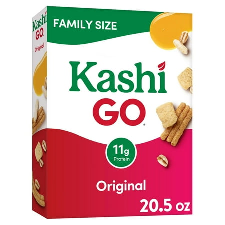 Kashi GO Original Breakfast Cereal, Family Size, 20.5 oz Box