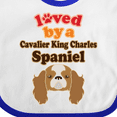 thumbnail image 4 of Inktastic Cavalier King Charles Spaniel Dog Boys or Girls Baby Bib, 4 of 4