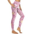 thumbnail image 3 of Hello Kitty High Waisted Leggings for Women, Yoga Pants with Pockets, Soft Athletic Tummy Control Pants for Running Yoga Workout, 3 of 5