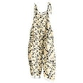 thumbnail image 3 of JURANMO Women's Casual Loose Jumpsuits Fashion Floral Print Long Pants Romper Summer Plus Size Cotton Linen Overalls 2025 Vacation Outfits Multicolor XXXXL Sales for Today, 3 of 6