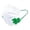 Green, variant on Face Mask, Disposable Protective Face Masks For Daily Outdoor Use