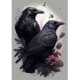 thumbnail image 2 of Raven's Refuge - Dark Raven Canvas Wall Art, 2 of 2