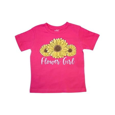 

Inktastic Flower Girl with Sunflowers Gift Toddler Boy or Toddler Girl T-Shirt